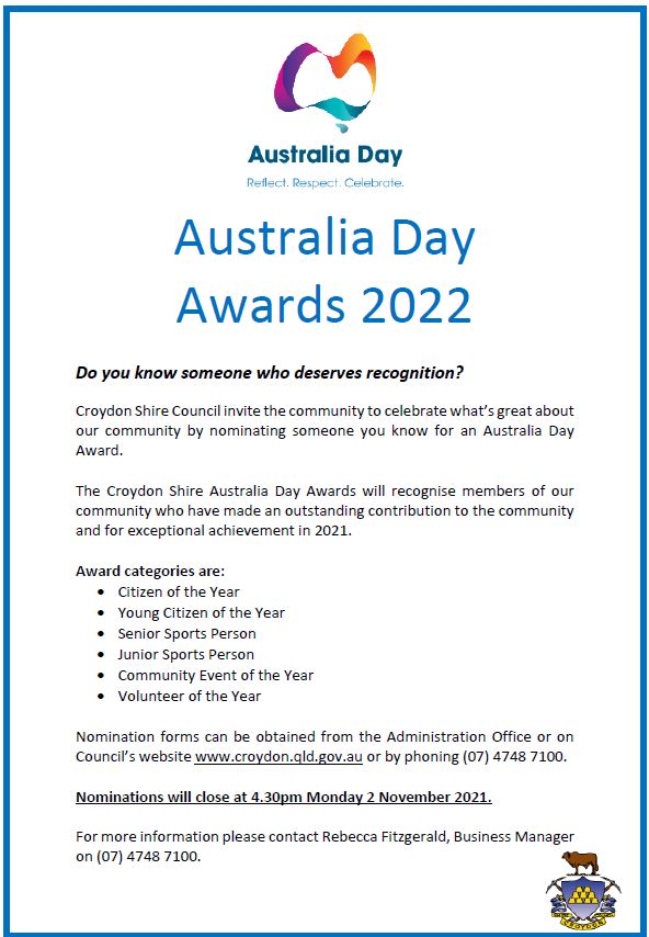 Australia Day 2022 Nominations