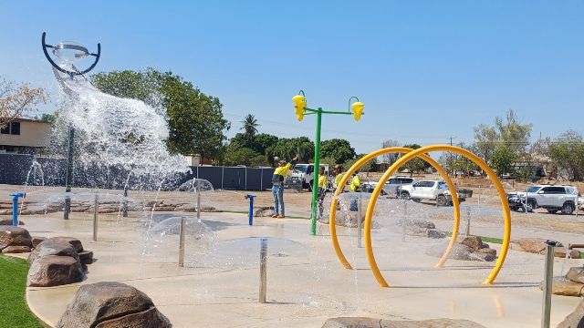splash park play area